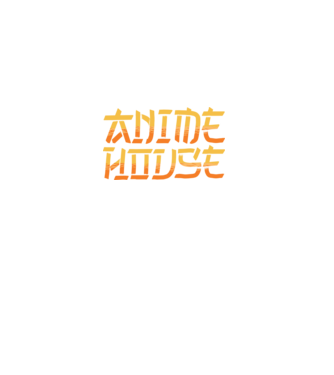 Anime House model negru pe tricou