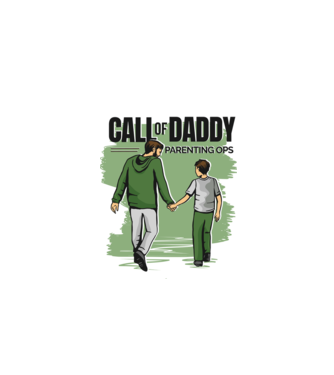 Call of Daddy - Pentru tata model gri pe tricou