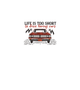 Life is too boring to drive boring cars model gri pe tricou