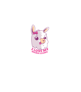 I Love My Papa Llama tricou drăguț cu lamă pentru bunica model negru pe tricou