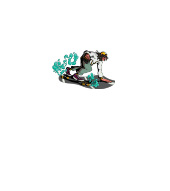 Longboard model gri pe tricou