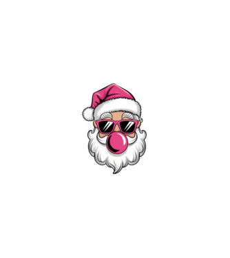 Bubble gum Santa 2 model  pe tricou