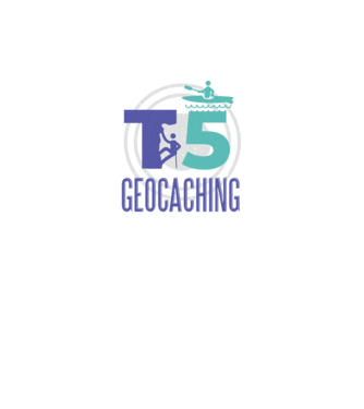 T5 Geocaching model mov pe tricou