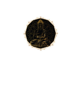 Buddha Mandala model negru pe tricou
