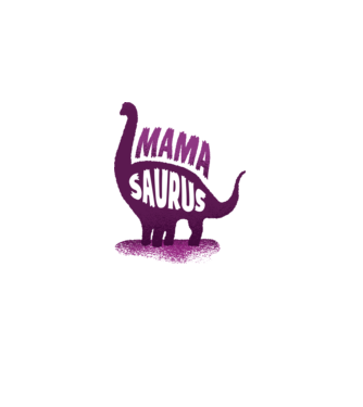 Mamasaurus model roz deschis pe tricou
