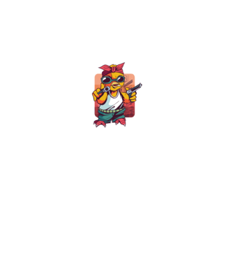 Pew Pew Pew Madafakas Pui model turcoaz pe tricou