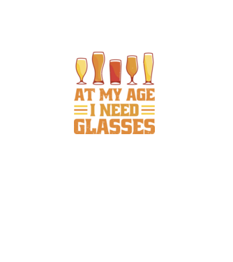 At my age i need glasses model turcoaz pe tricou