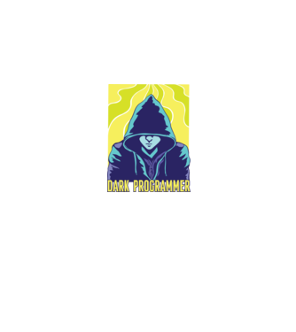 Dark Programmer model albastru jeanși pe tricou