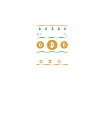 Merry Gainmas Bitcoin tricou cu pulovăr urât model negru pe tricou