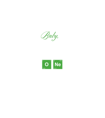 Baby you are the one model negru pe tricou
