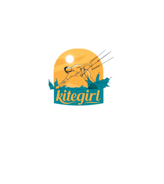 Tricou Kitegirl Kitesurf model alb pe tricou