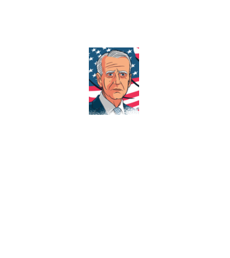 Joe Biden USA model negru pe tricou