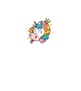 Birthday Princess Unicorn model turcoaz pe tricou