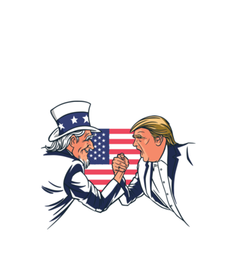 Trump Vs Unchiul Sam SUA 2020 alegeri prezidențiale model turcoaz pe tricou