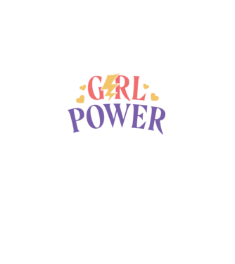 Girl Power Ziua Femeii model alb pe tricou