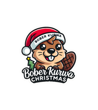 Bober Kurwa Christmas 1 model nisipiu pe tricou