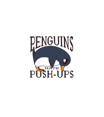 Pinguinii urăsc flotările model turcoaz pe tricou