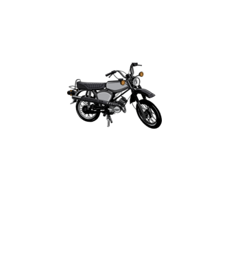 Motocicletă model gri pe tricou
