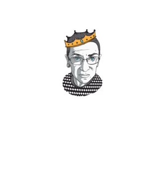 Ruth Bader Ginsburg model gri pe tricou