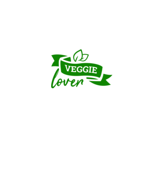 Veggie lover Iubitor de legume model alb pe tricou