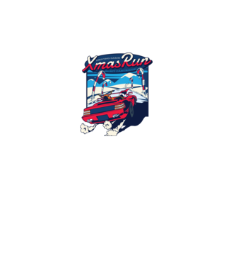 Xmas Outrun Retro Jucărie Crăciun model turcoaz pe tricou