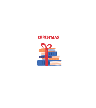 All I want for Christmas is Books tricou cu cărți model negru pe tricou