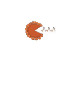 Pacman Cookie model negru pe tricou