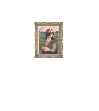 Mona Lisa Concurent model turcoaz pe tricou