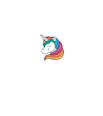 Cap de unicorn model roz deschis pe tricou