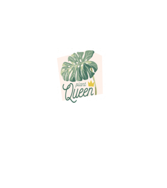 Plant Queen model gri pe tricou