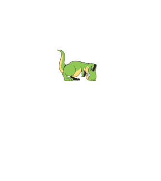 T-rex Push-up model negru pe tricou