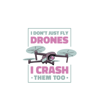 Tricou drone model alb pe tricou