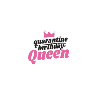 quarantine Queen model roz deschis pe tricou