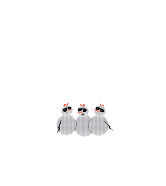 Chillin with my Snowmies tricou pulovăr urât model negru pe tricou