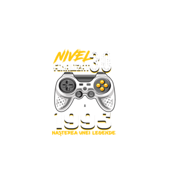 Nivel Finalizat 30 1995 model negru pe tricou