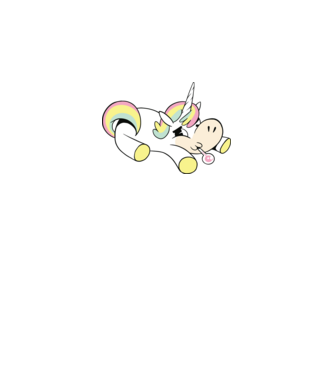 Unicorn bolnav model verde neon pe tricou