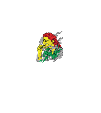 Dreadlock model negru pe tricou