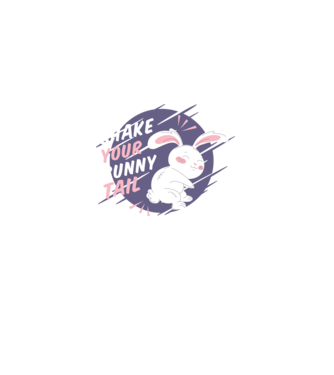 Shake your bunny tail model mov pe tricou
