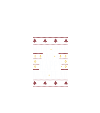 Merry crisis and a happy new fear model negru pe tricou