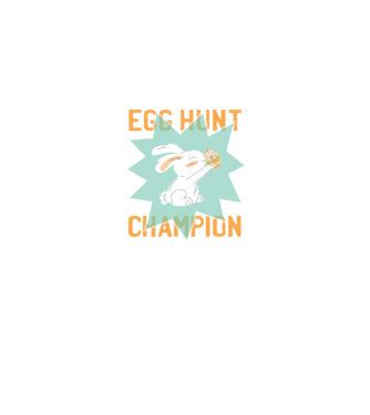 Egg Hunt Champion Campion la vânătoare de ouă model gri pe tricou