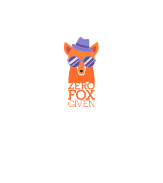 Zero Fox Given model albastru închis pe tricou