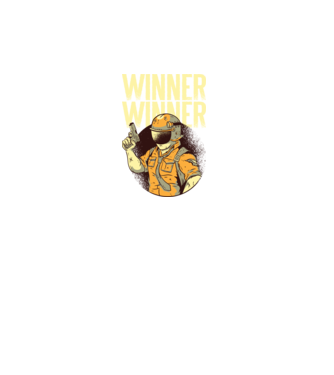 Winner Winner Chicken Dinner PUBG tricou model turcoaz pe tricou