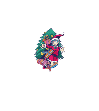 Anime Crăciun model  pe tricou