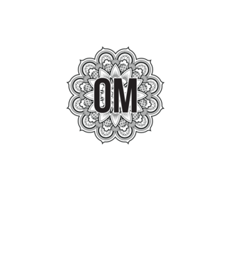 OM Mandala model roz deschis pe tricou