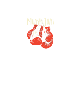 Muay Thai model negru pe tricou