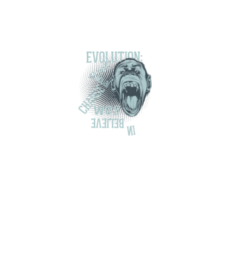 Evolution - Very gradual change model negru pe tricou
