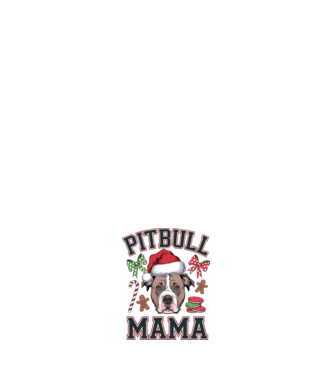 Pitbull Mama model alb pe tricou
