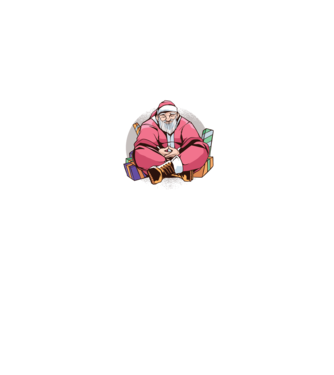Santa Meditație model verde pe tricou