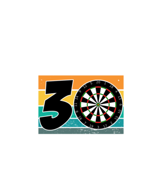 'I''m not 30 I''m double 15 darts birthday' model alb pe tricou