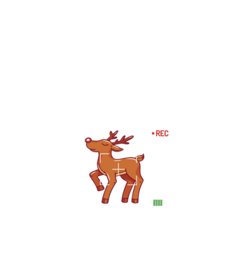 Most likely to shoot the reindeer tonight model negru pe tricou